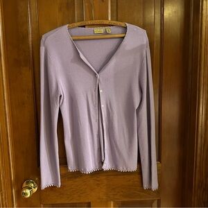 Calson lavender medium sweater